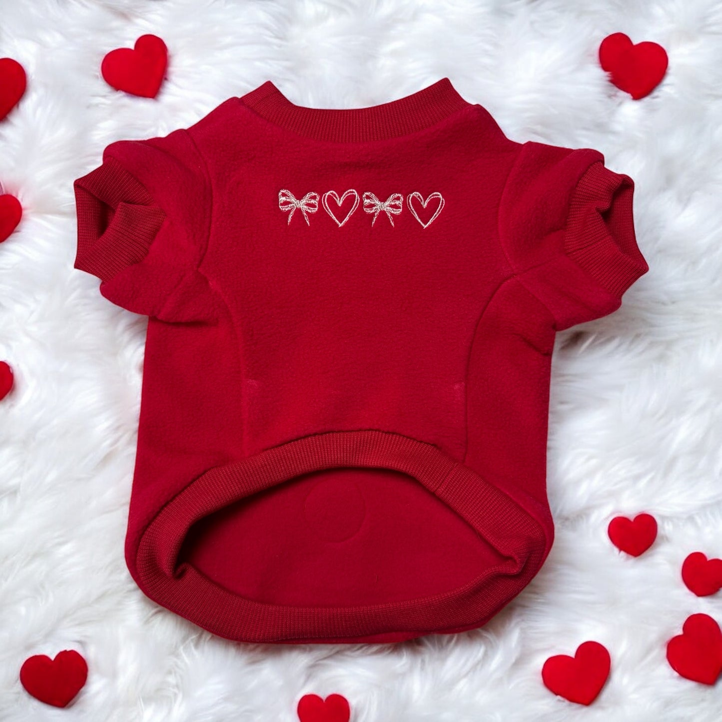 COZIES Fleece Sweatshirt - Red