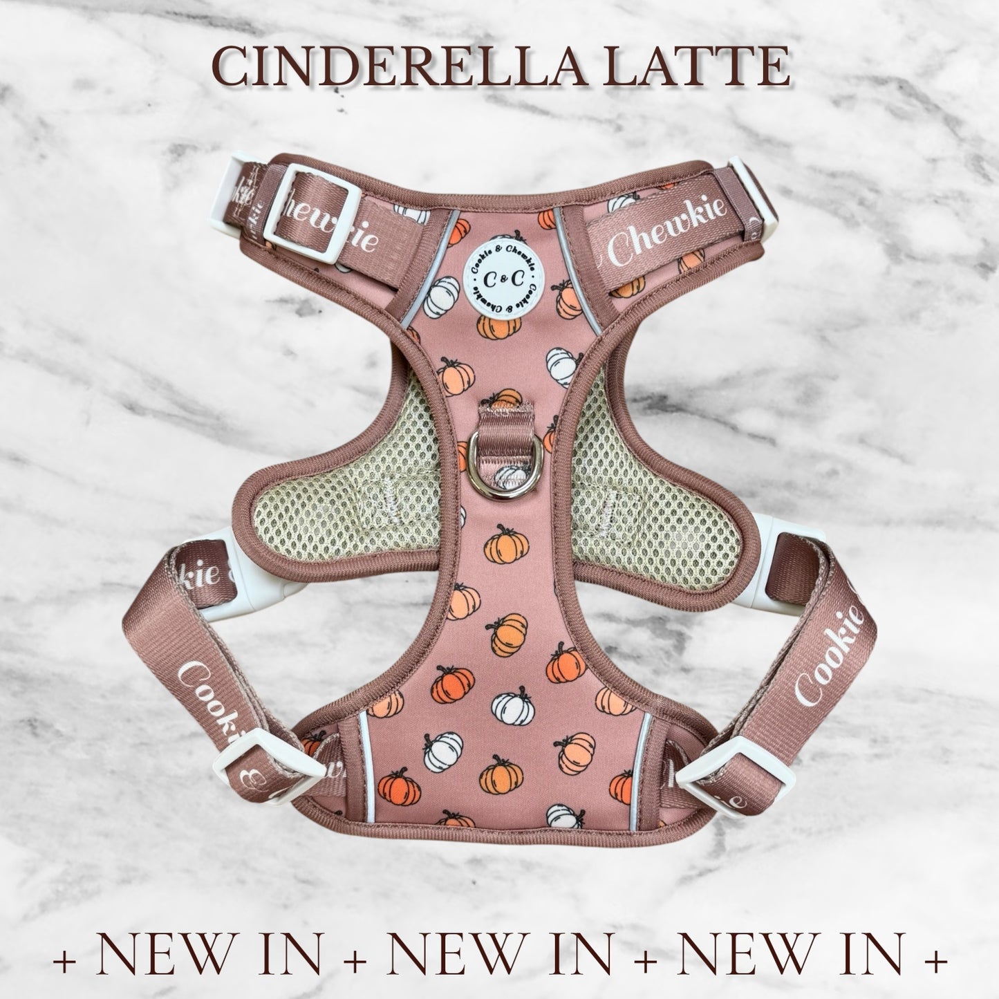 Adjustable TUFF Harness - 'Cinderella Latte'