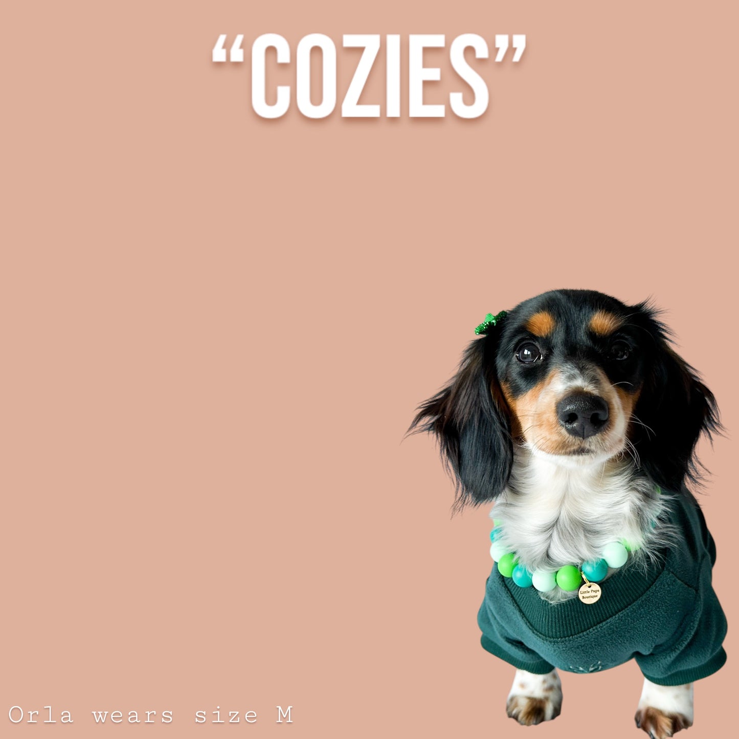 COZIES Fleece Sweatshirt - Dark Green