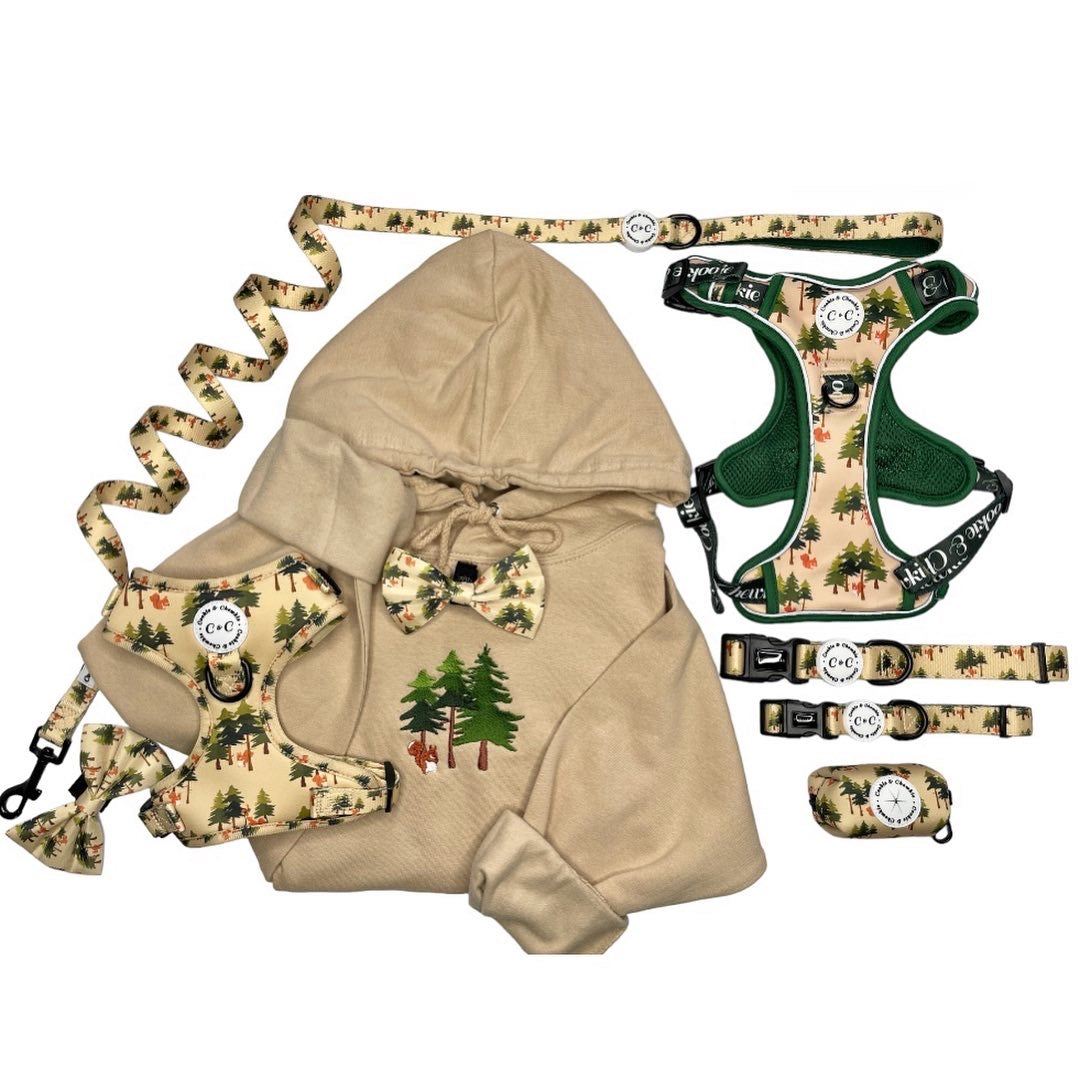 Adjustable TUFF Harness - 'Squirrel Pawtrol'