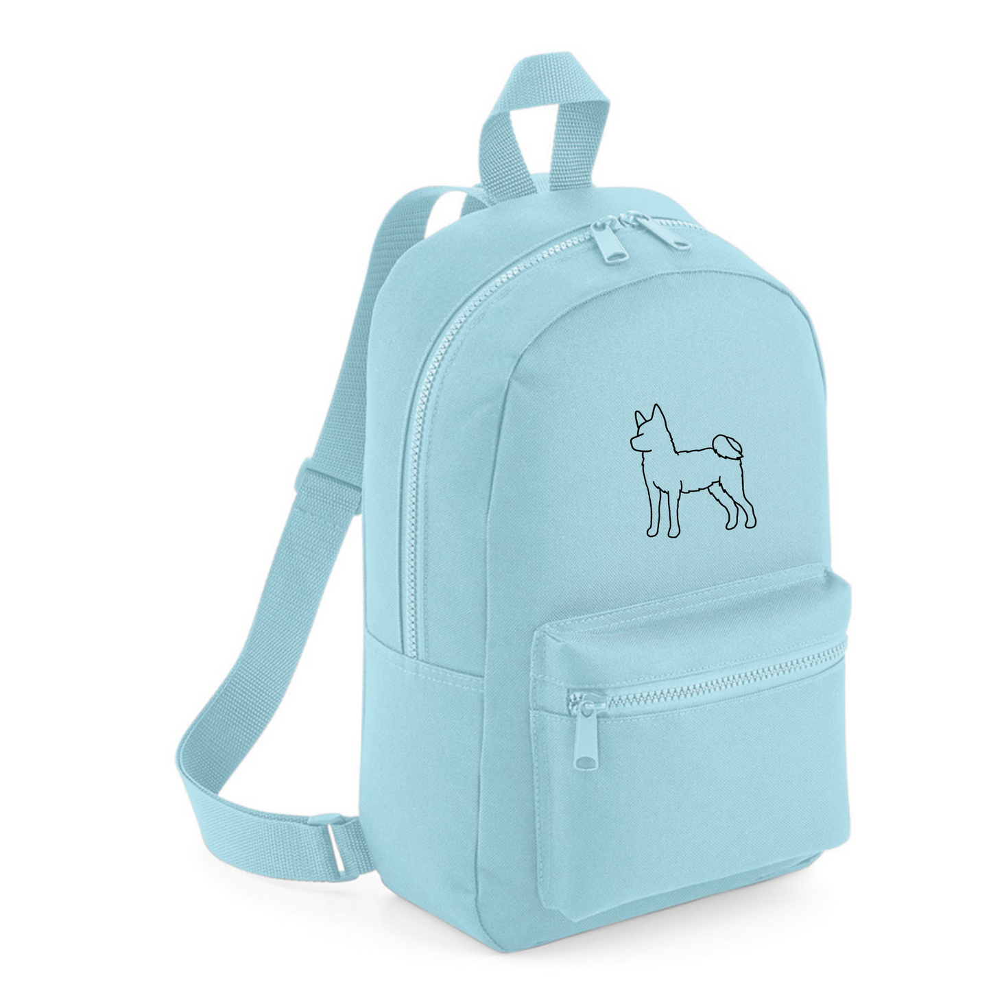 Embroidered Breed Outline Mini Backpack