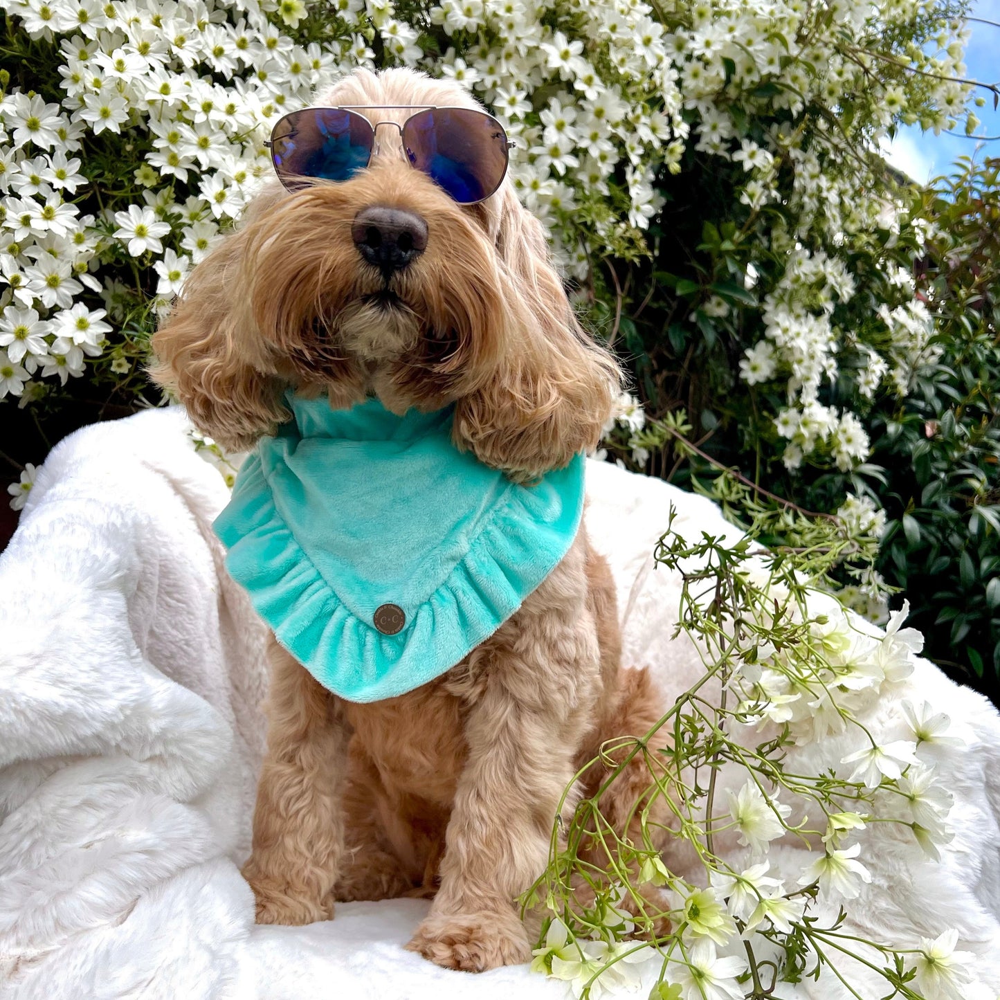 FLUFFIES Bandana - "Tiffany"
