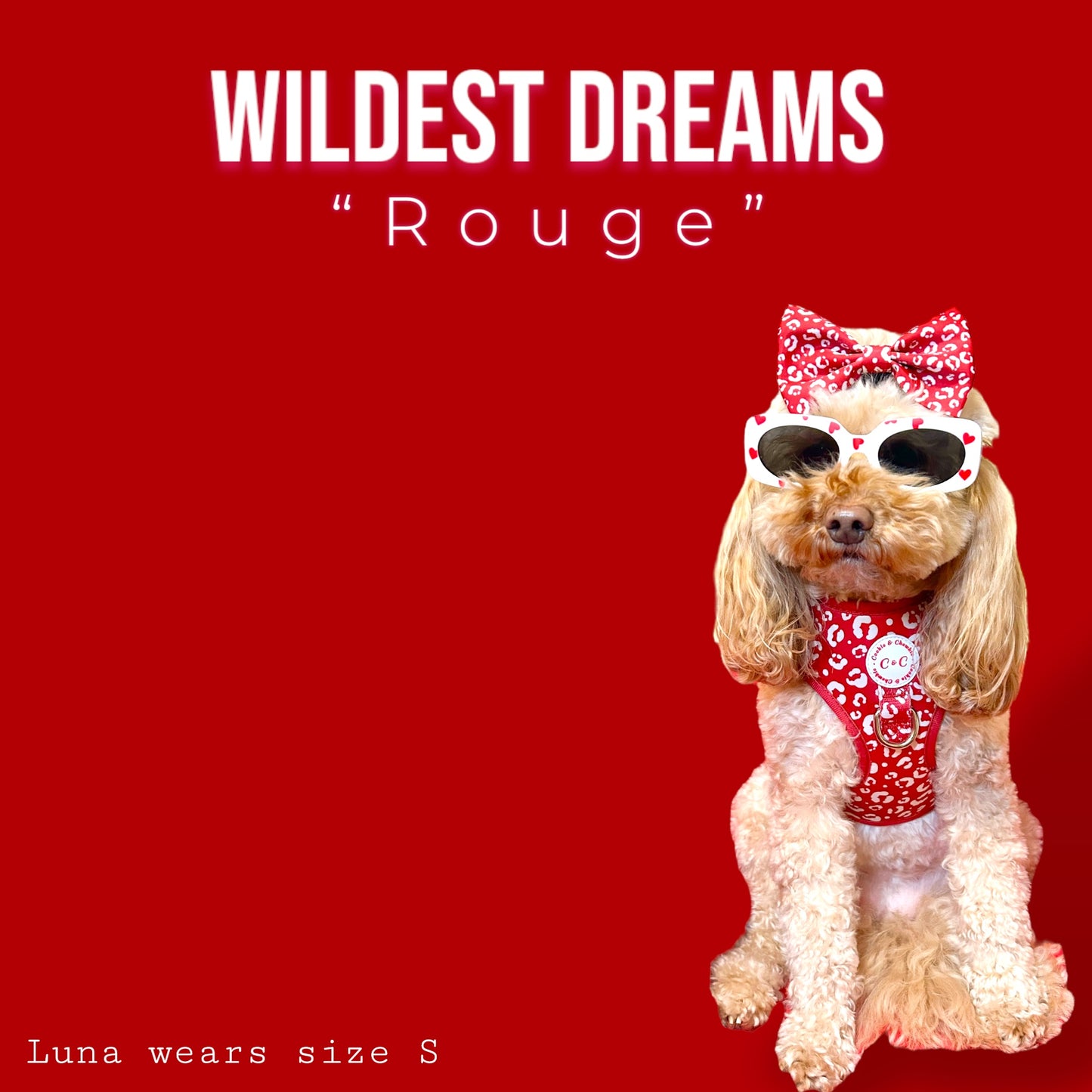 Adjustable Harness - 'Wildest Dreams - Rouge'