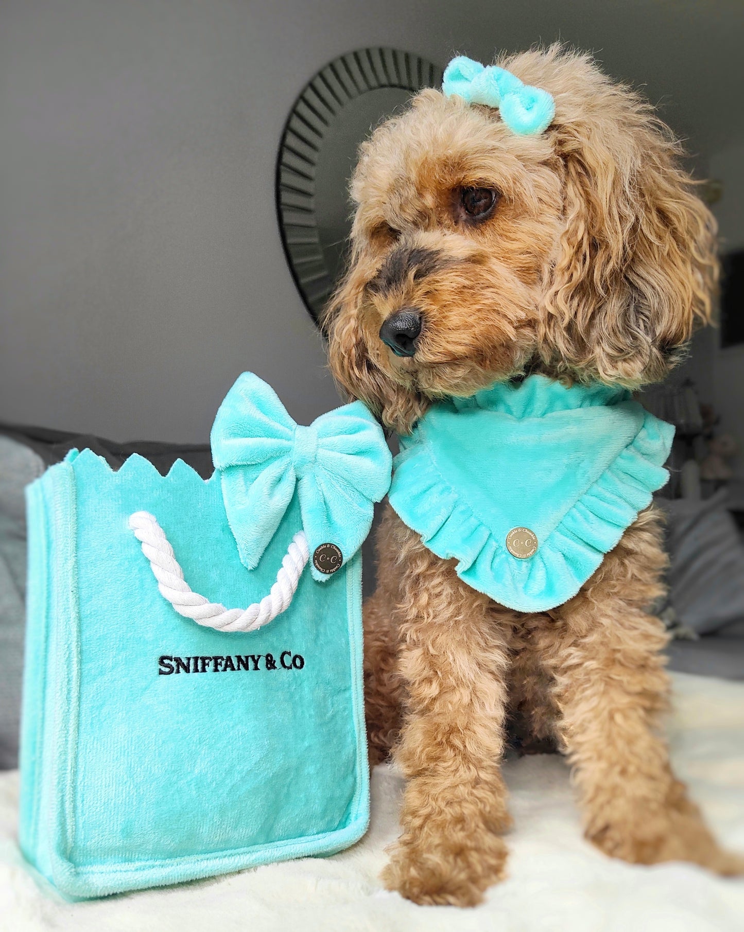 FLUFFIES Bandana - "Tiffany"