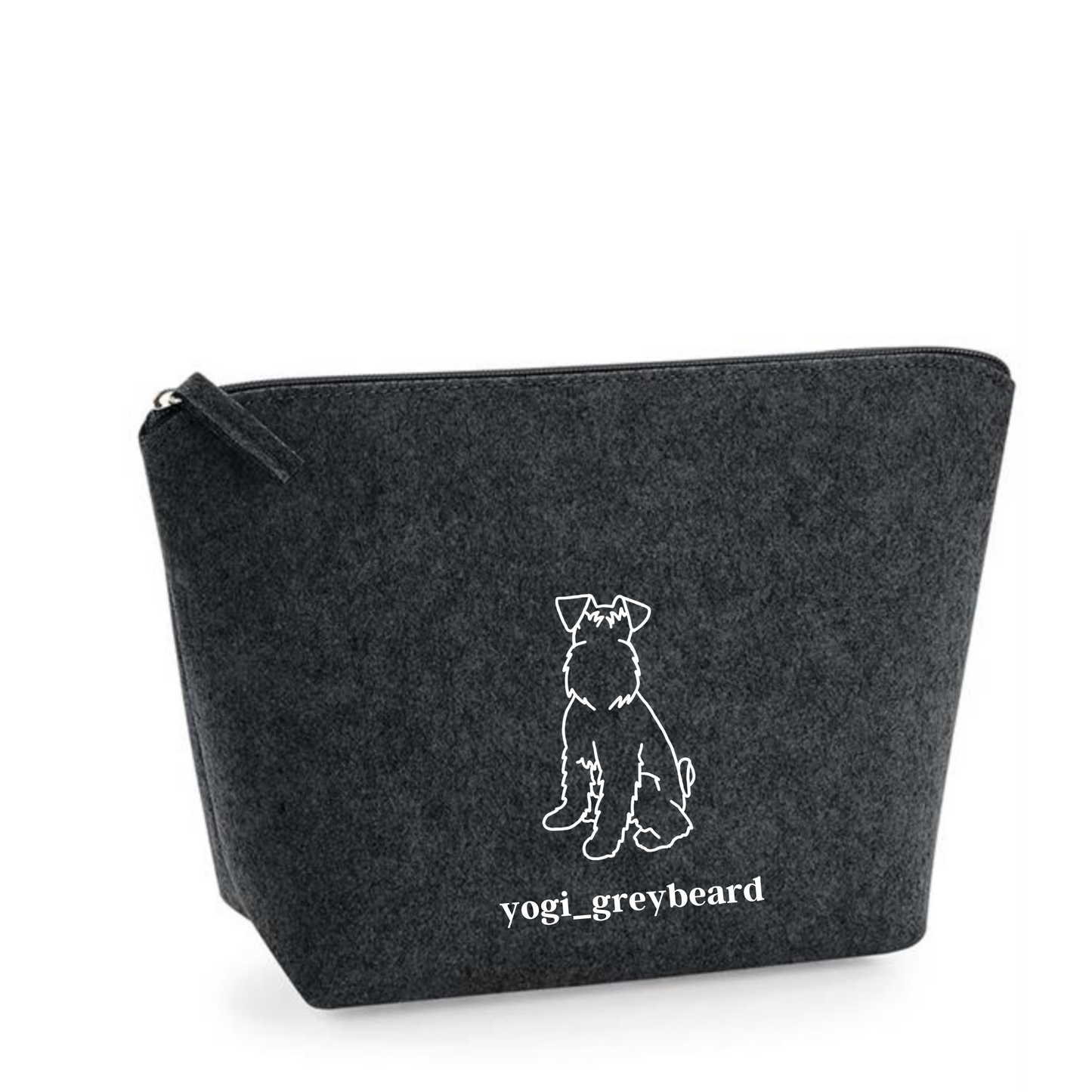 Embroidered Breed Outline Felt Bag