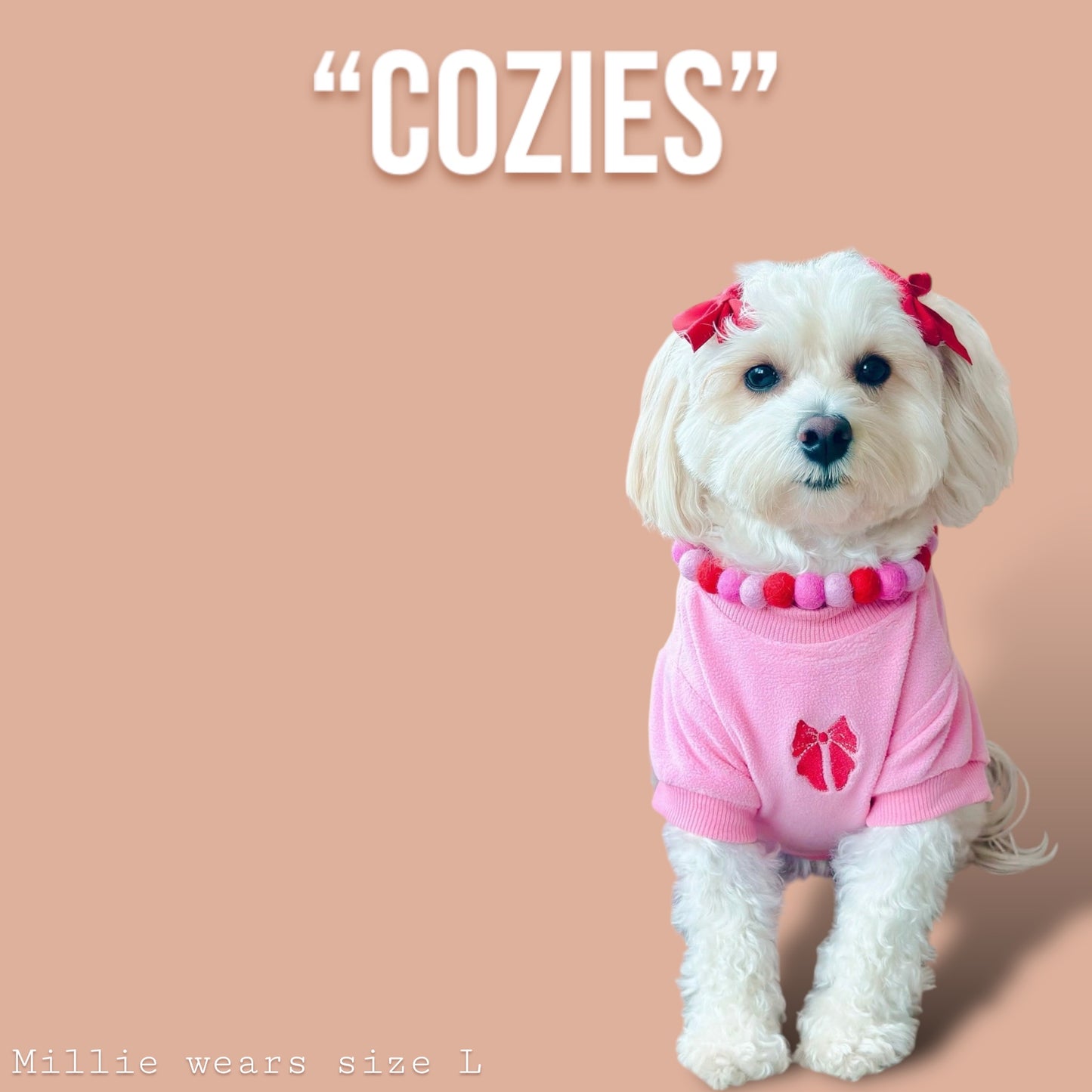 COZIES Fleece Sweatshirt - Pink