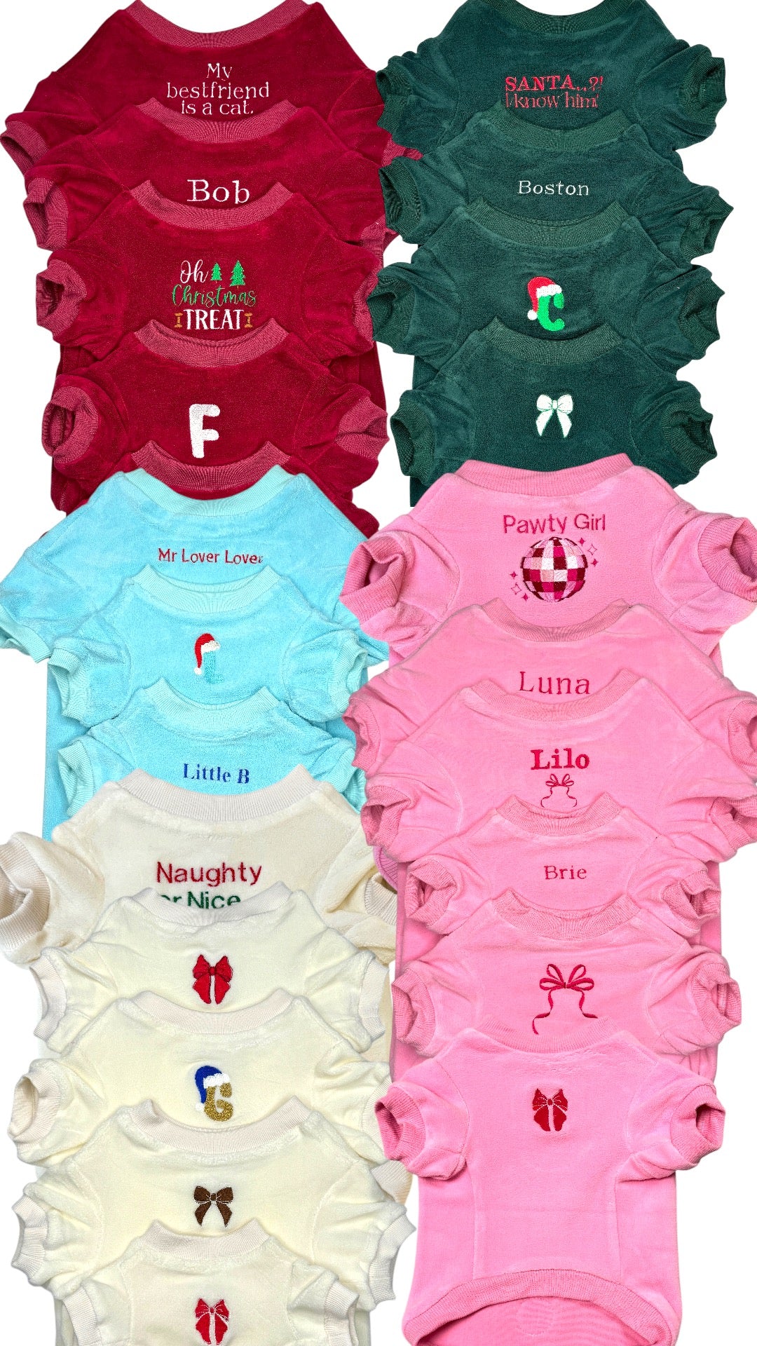 Embroidery Personalisation for COZIES - No 'Cozie' included
