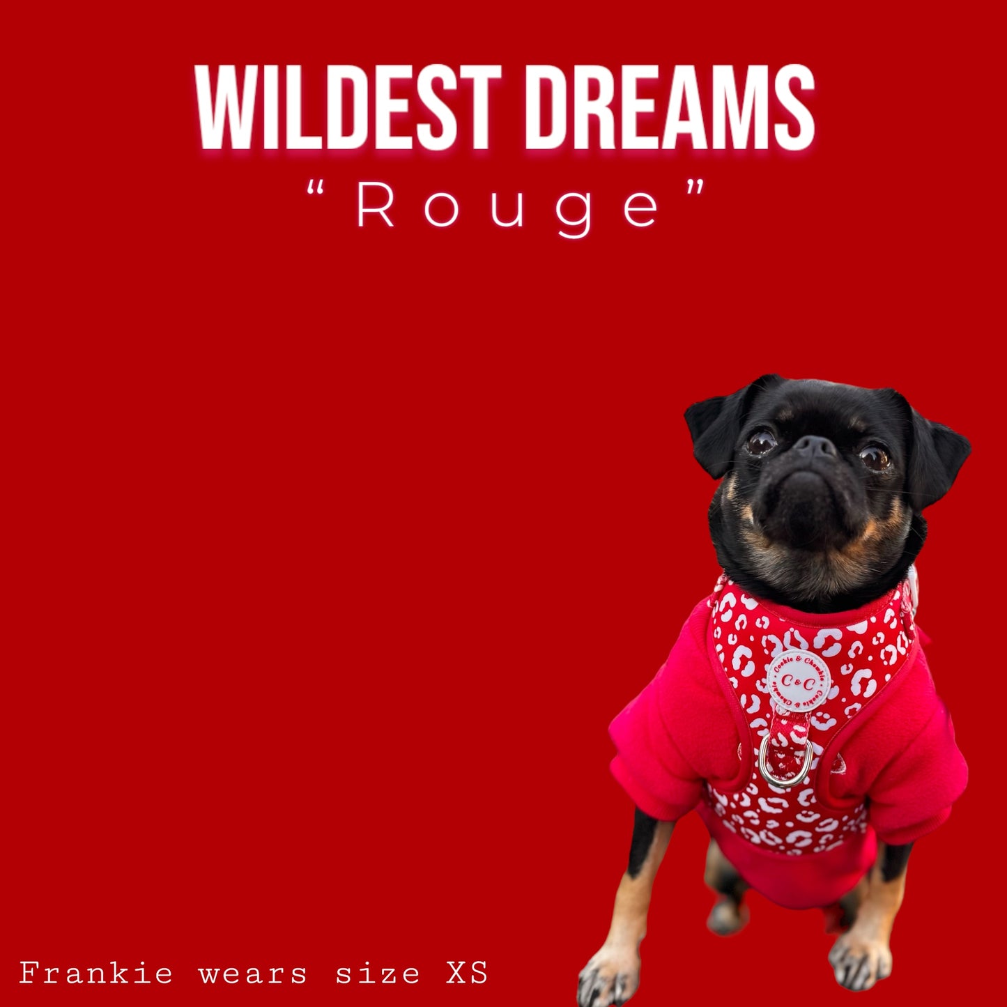 Adjustable Harness - 'Wildest Dreams - Rouge'