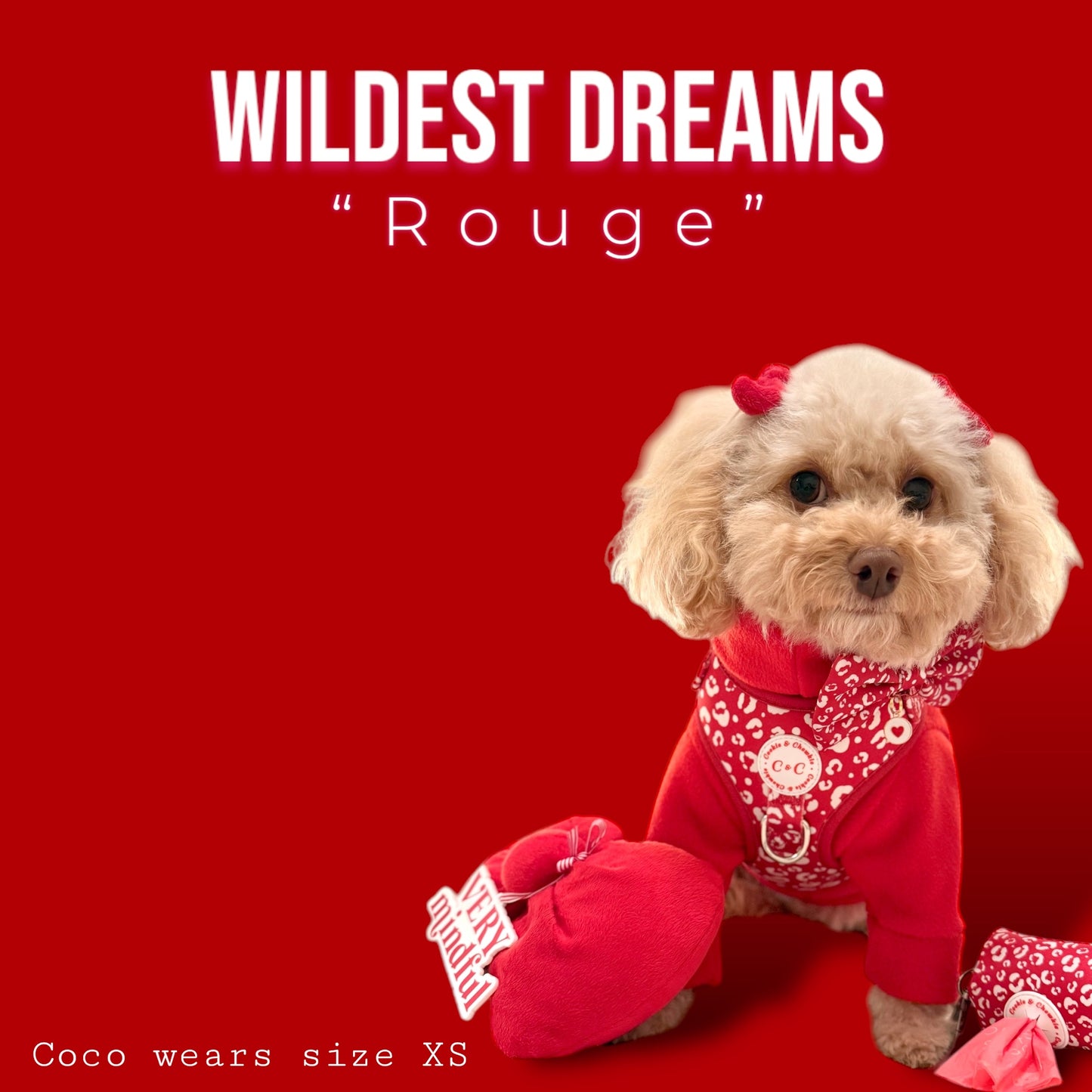 Adjustable Harness - 'Wildest Dreams - Rouge'