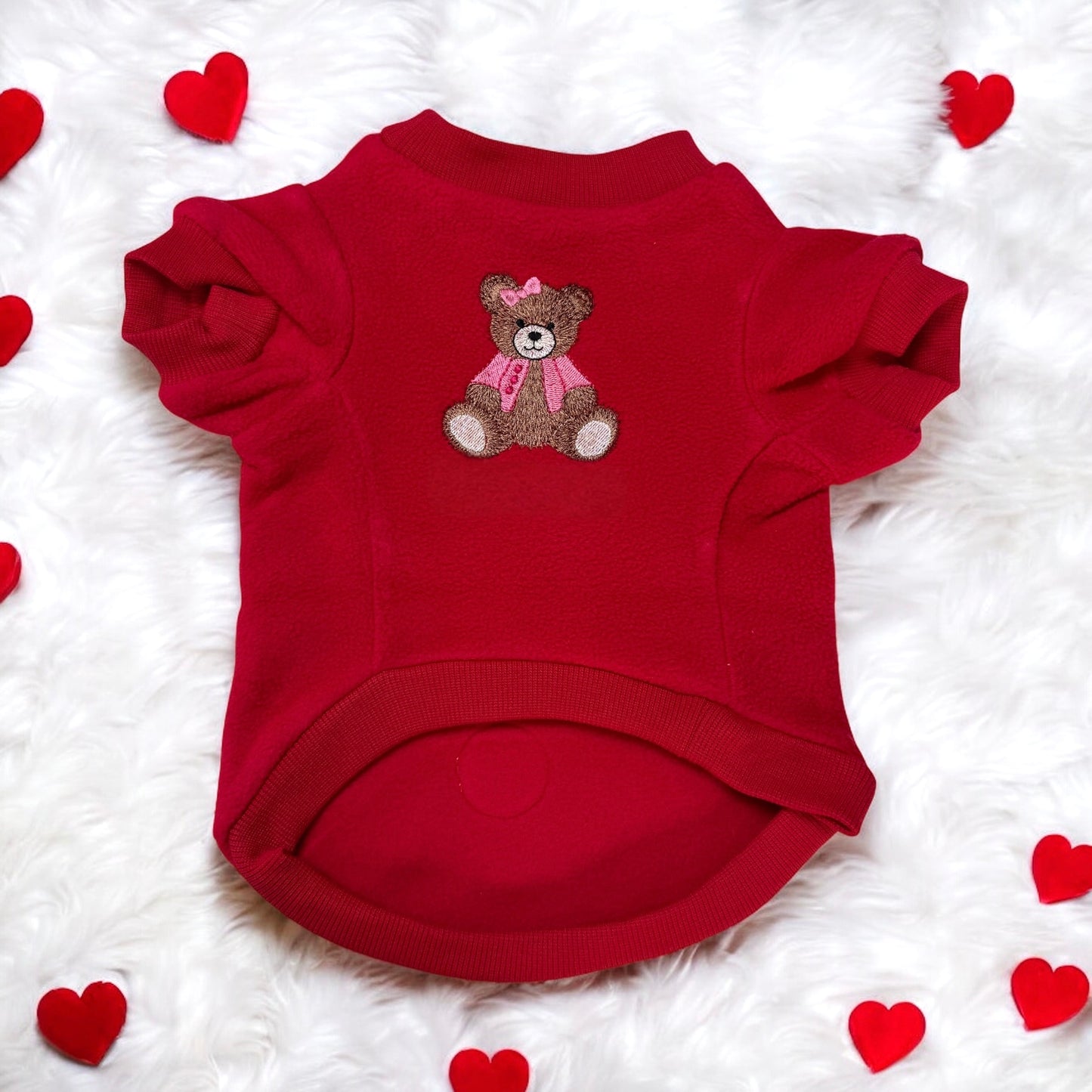 COZIES Fleece Sweatshirt - Red
