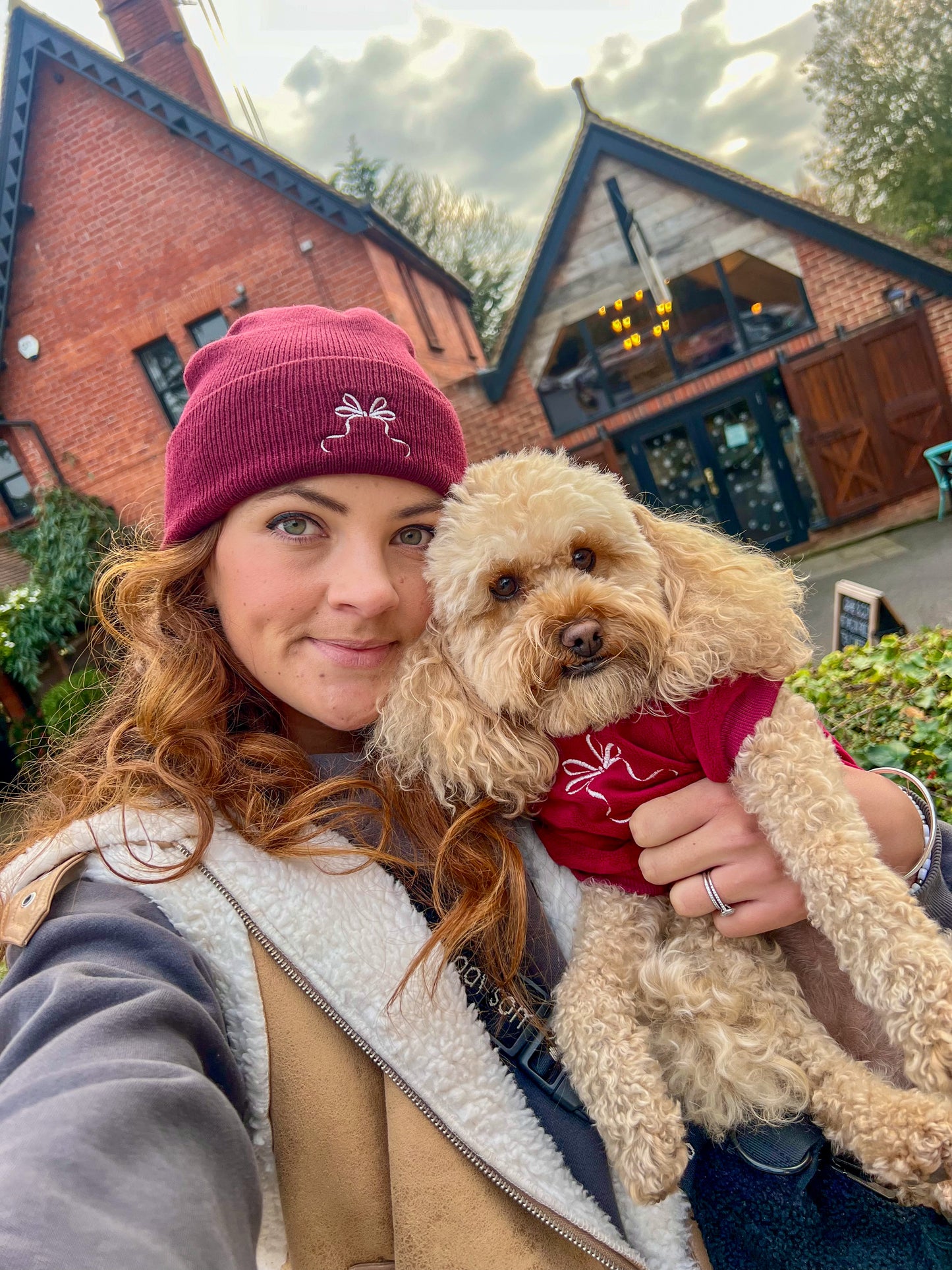 COZIES Fleece Sweatshirt - Burgundy