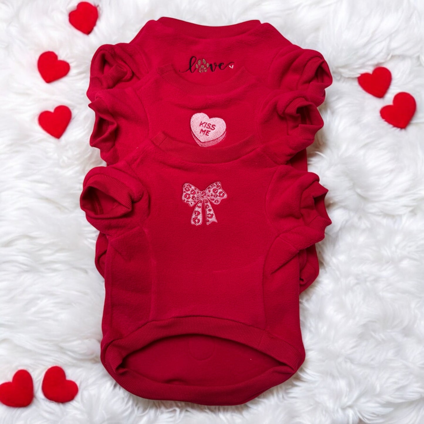 COZIES Fleece Sweatshirt - Red