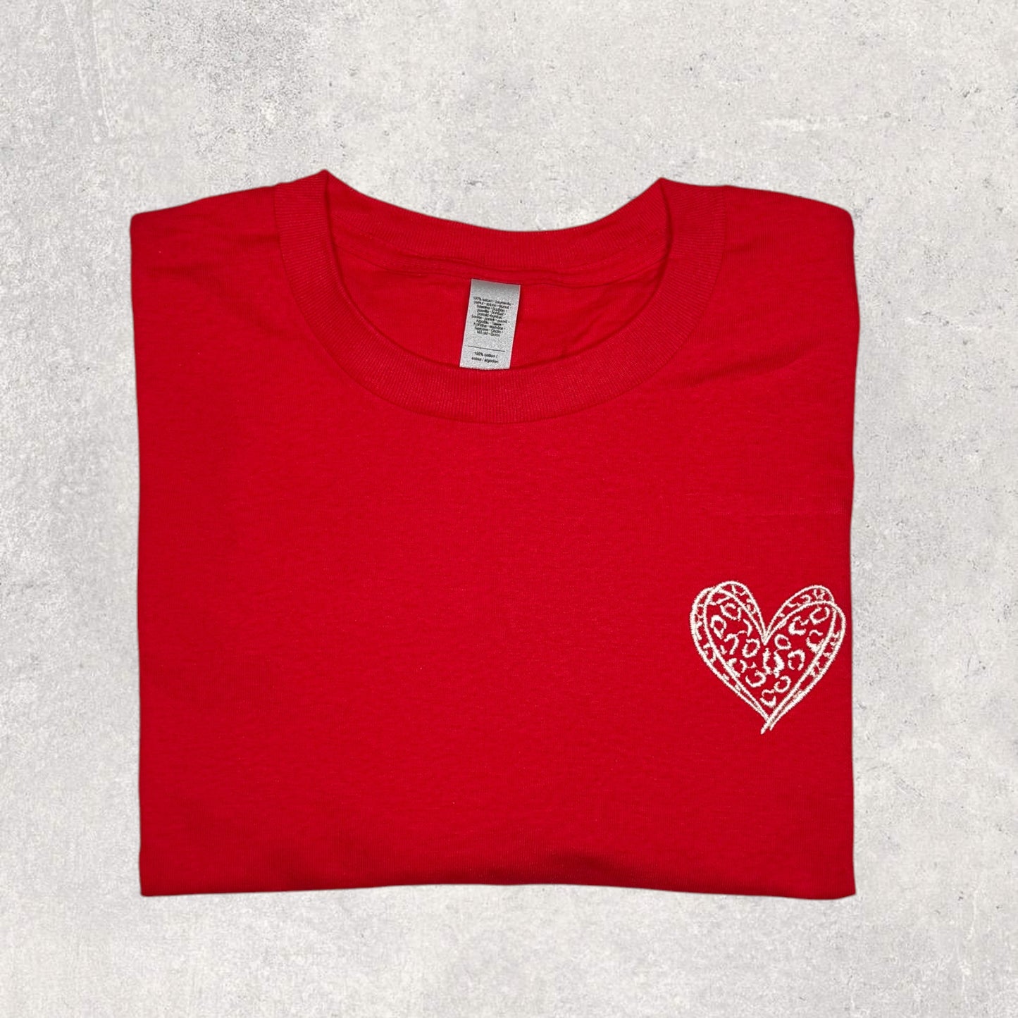 Embroidered T-shirt - 'Wildest Heart'