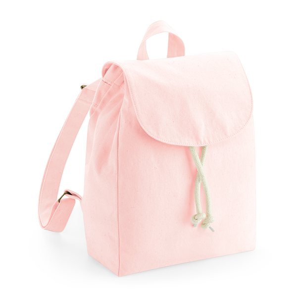 Embroidered Breed Outline Organic Mini Cotton Backpack
