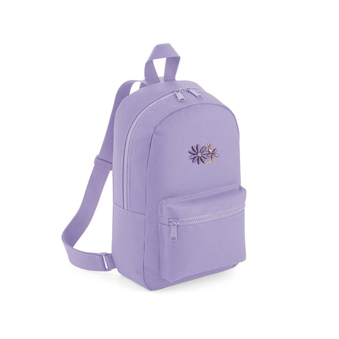 Embroidered Mini Backpack - 'Reine des Fleurs'