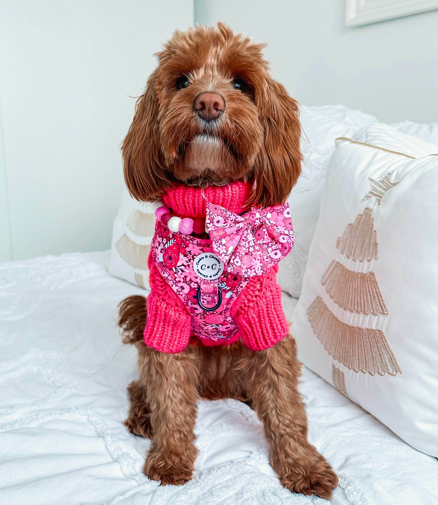Adjustable Harness - 'On Chewsdays, We Wear Pink'