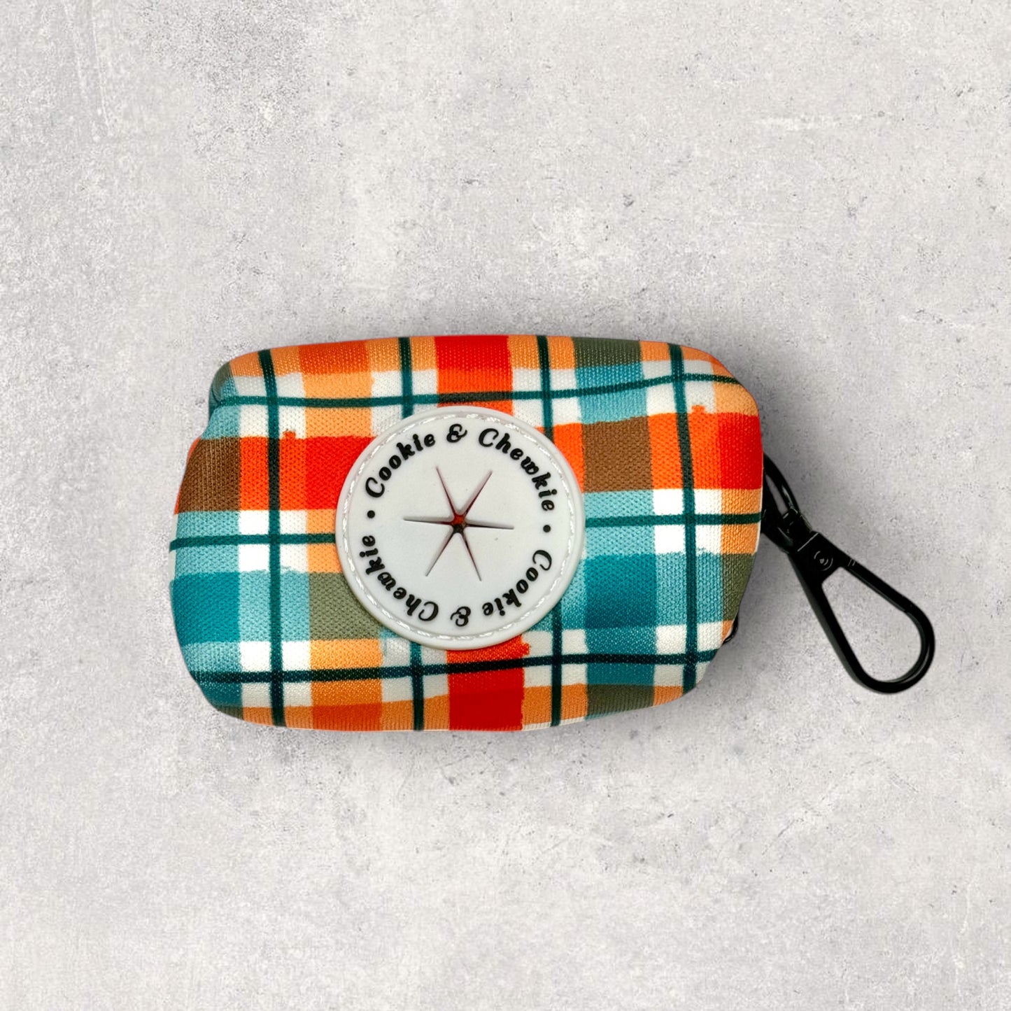 Poop Bag Holder – ‘Plaid Romance'