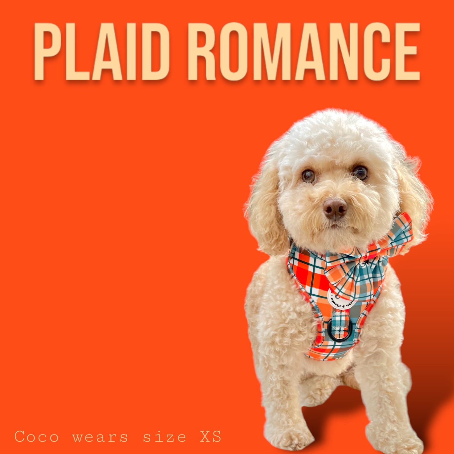 Adjustable Harness - 'Plaid Romance'