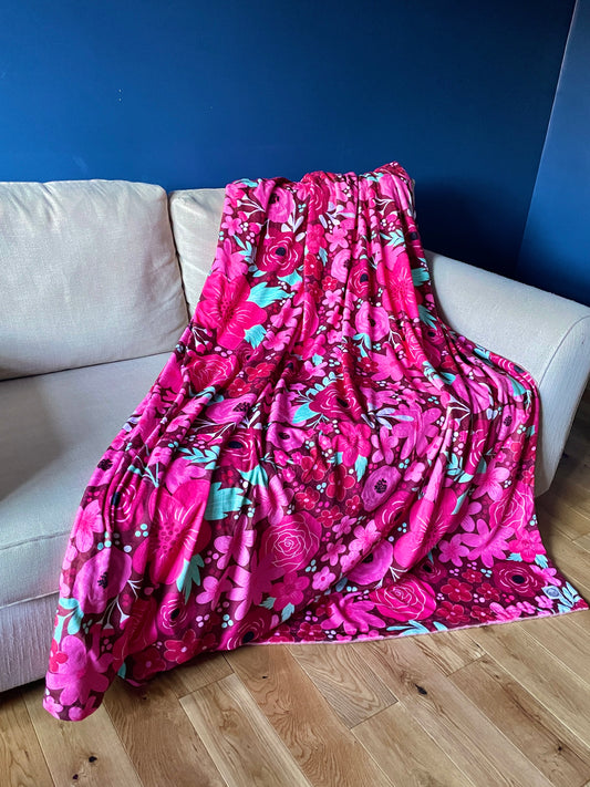 Minky Snuggle Blanket - "On Chewsdays, We Wear Pink"