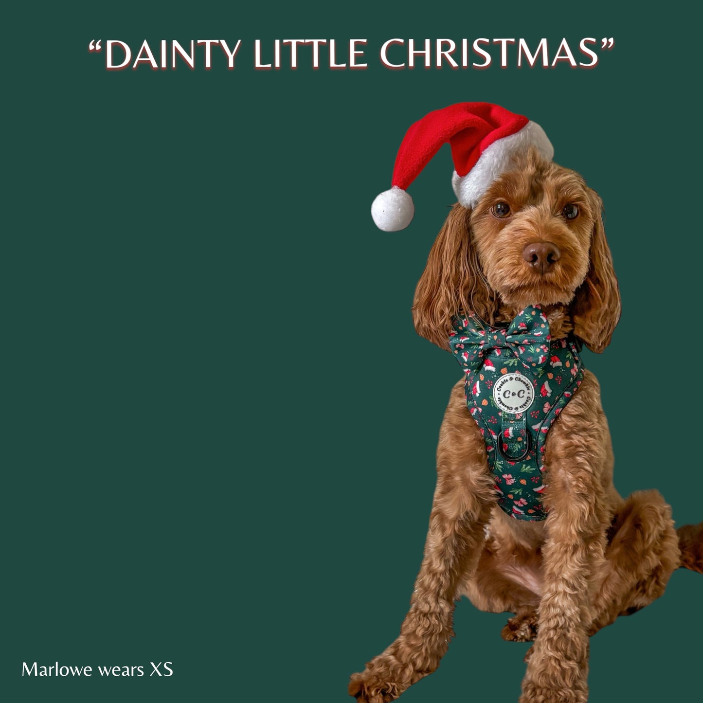 Adjustable Harness - 'Dainty Little Christmas'