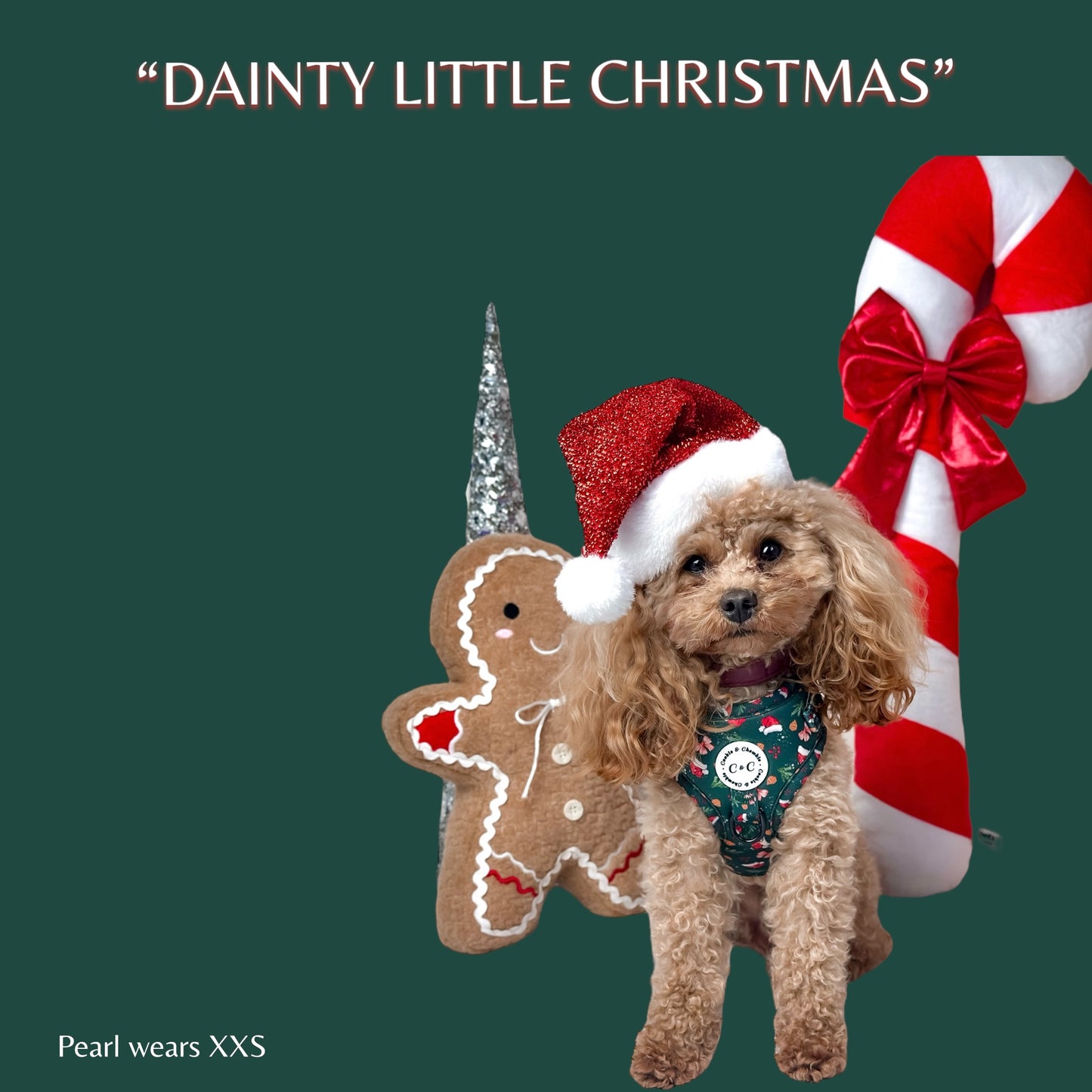 Adjustable Harness - 'Dainty Little Christmas'
