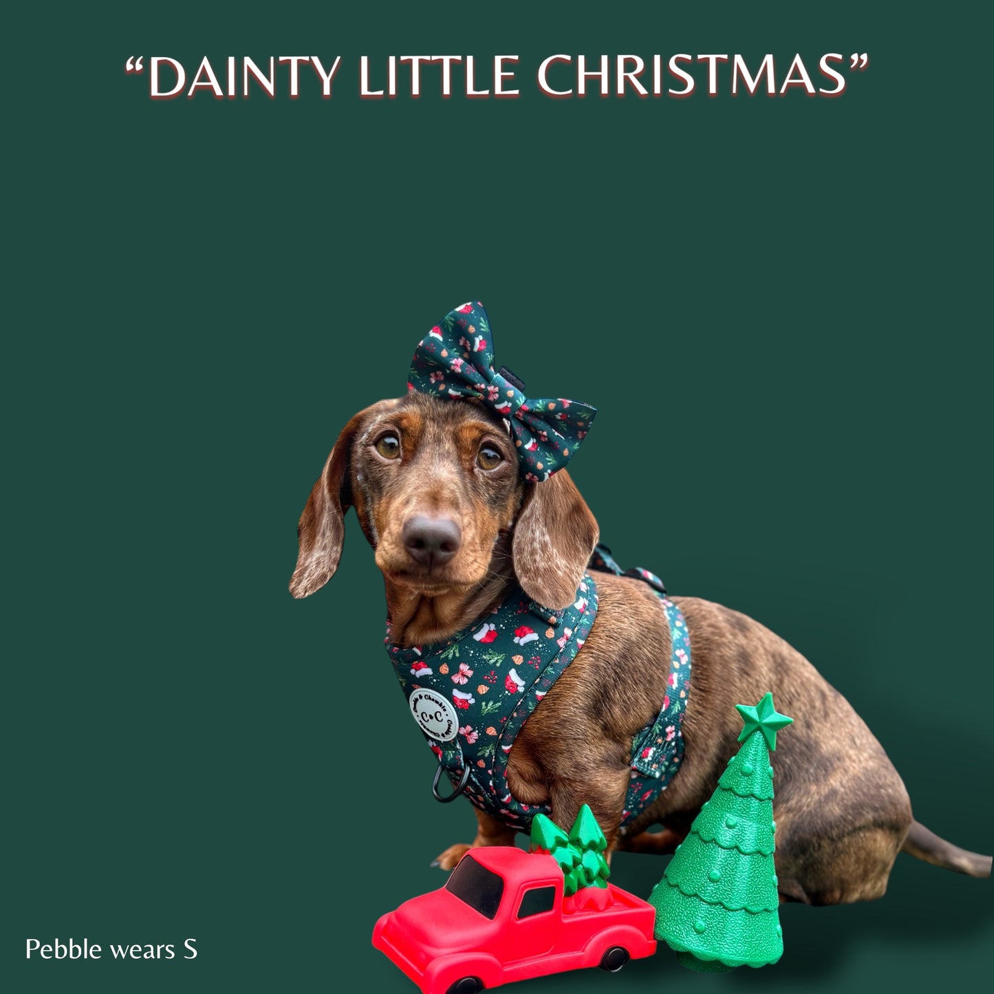 Adjustable Harness - 'Dainty Little Christmas'