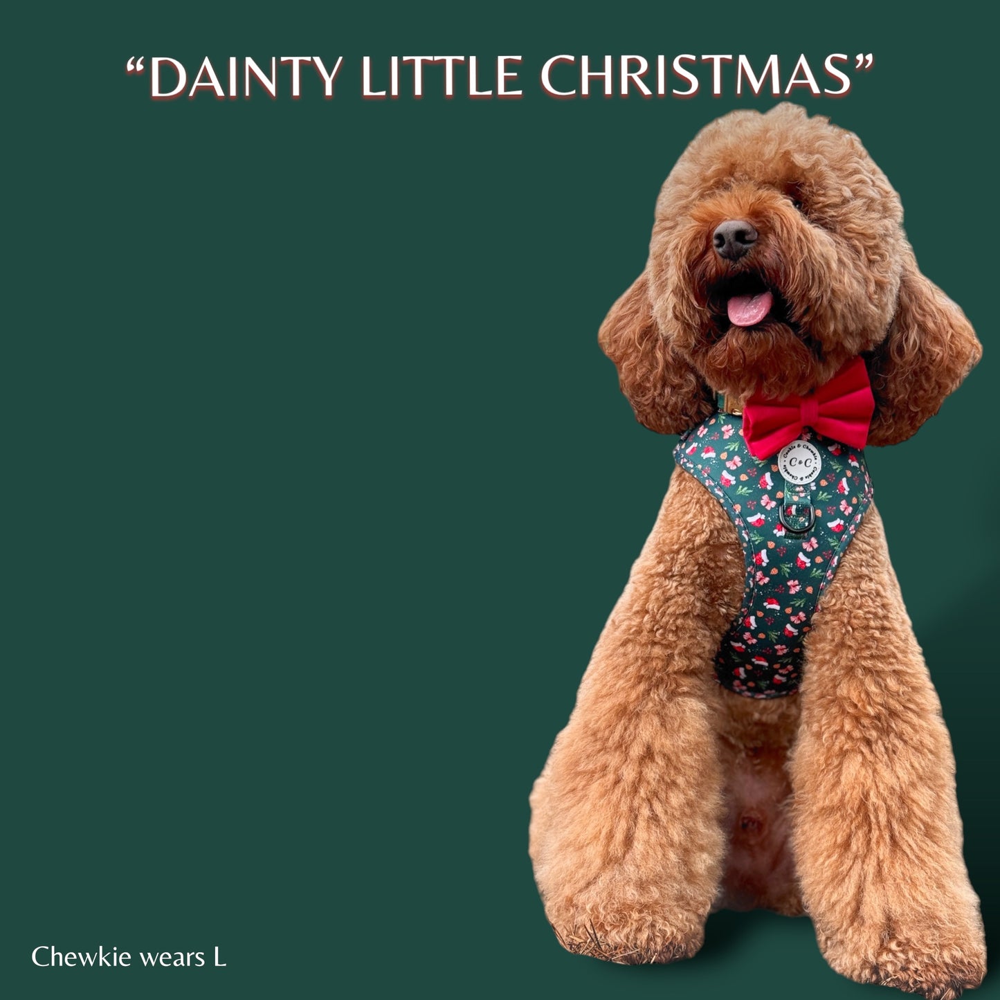 Adjustable Harness - 'Dainty Little Christmas'