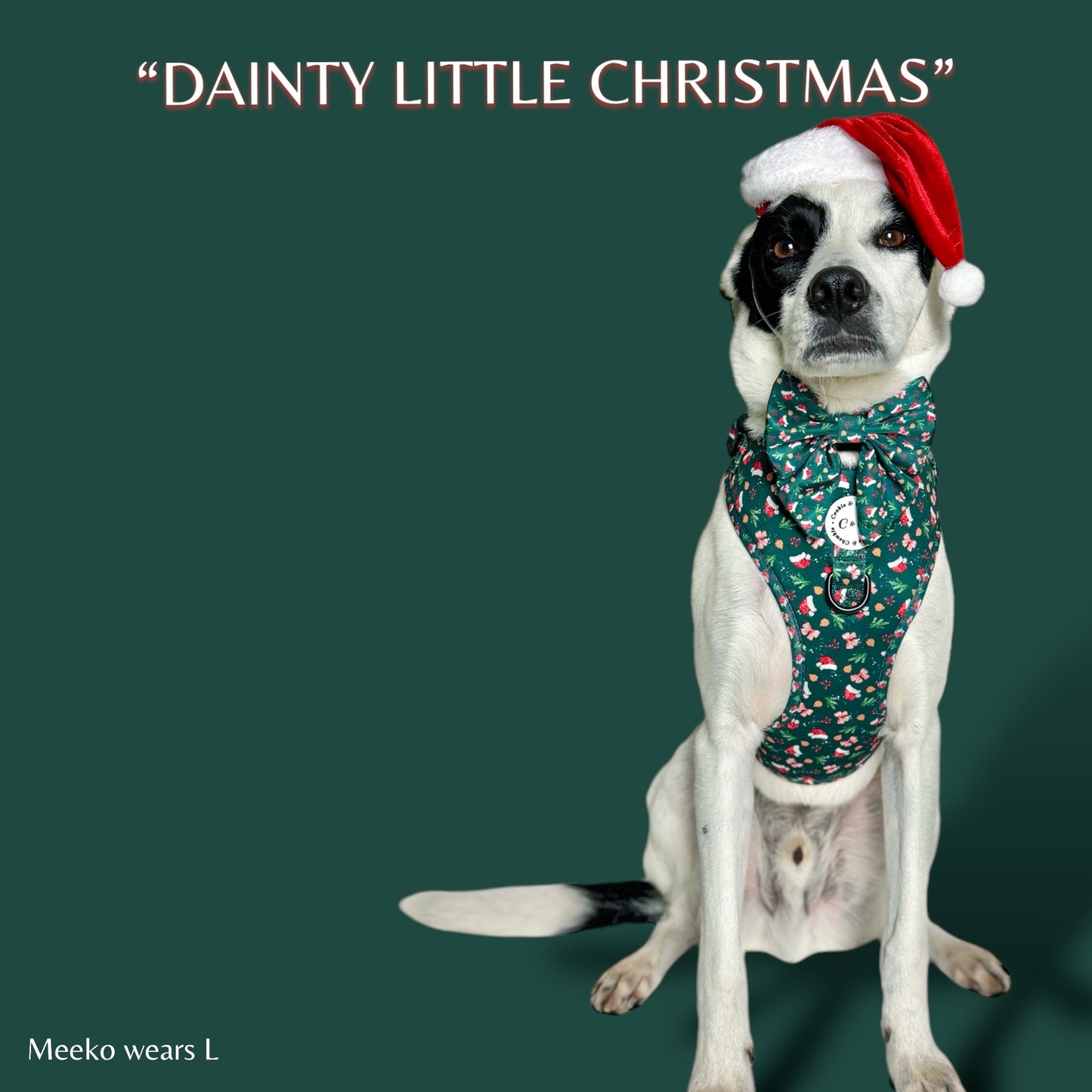 Adjustable Harness - 'Dainty Little Christmas'