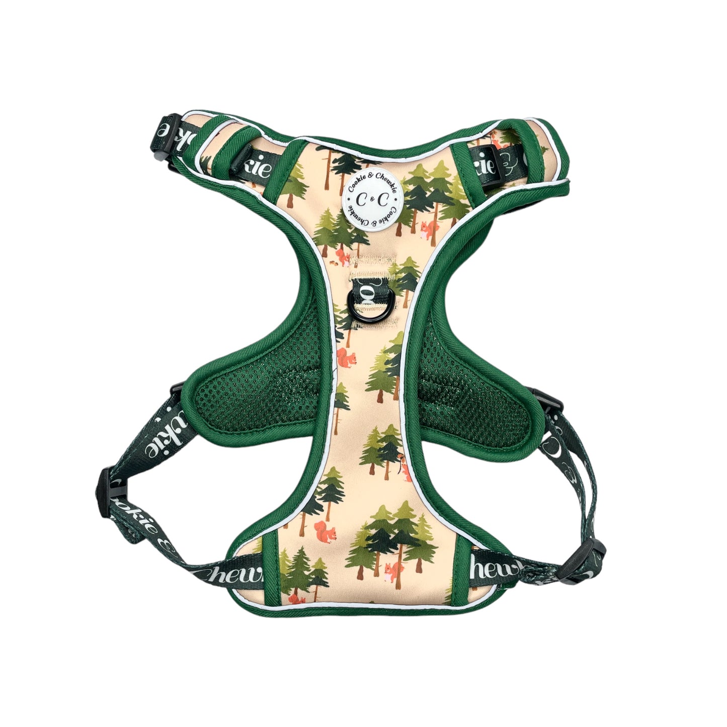 Adjustable TUFF Harness - 'Squirrel Pawtrol'