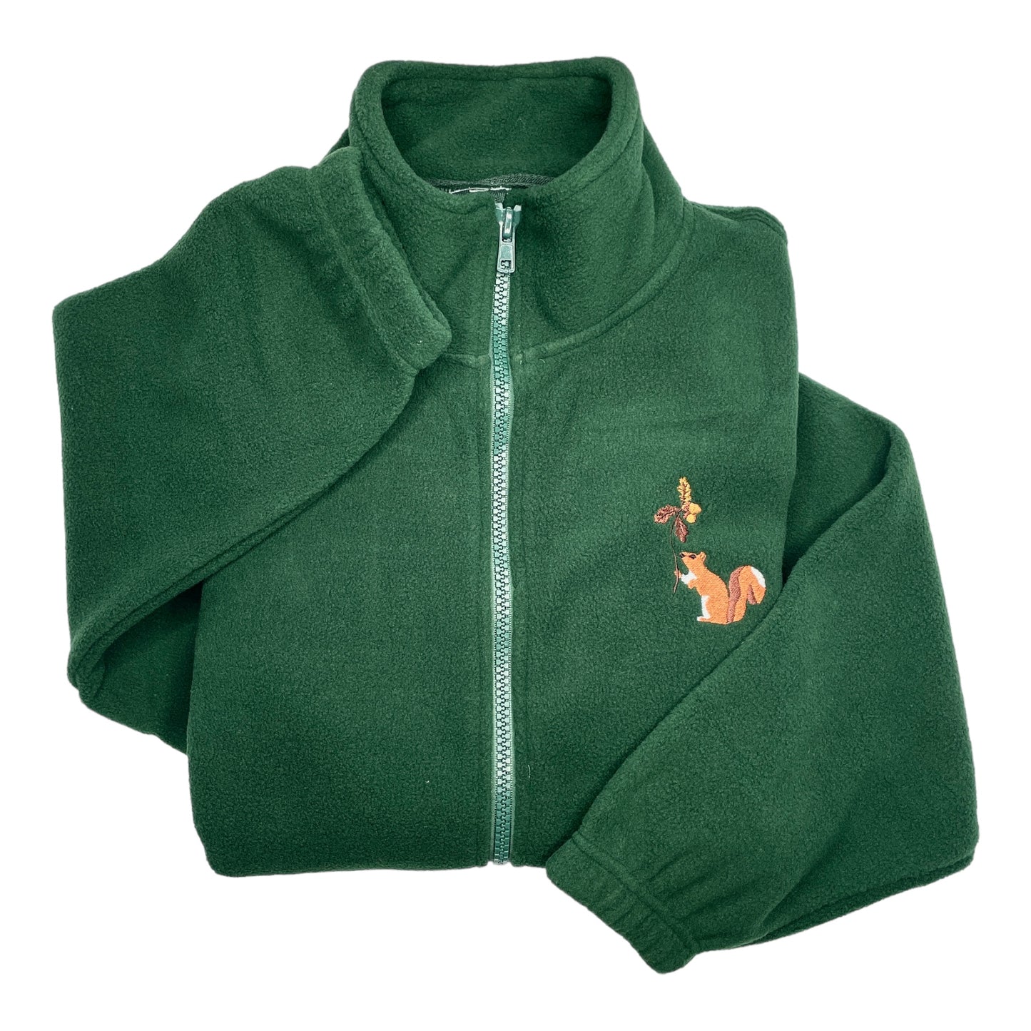 Embroidered Full Zip Micro Fleece - 'Squirrel Pawtrol'
