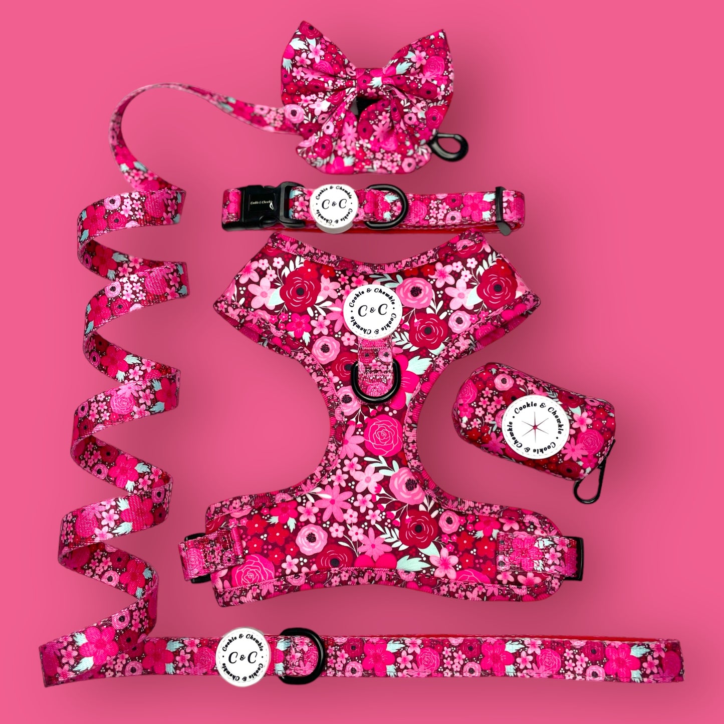 Adjustable Harness - 'On Chewsdays, We Wear Pink'