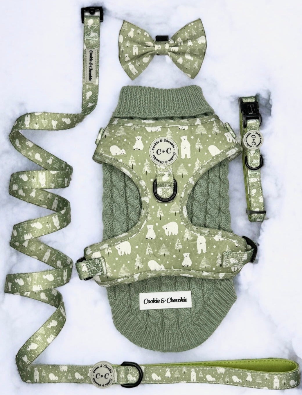 Cable Knit Jumper - Light Sage