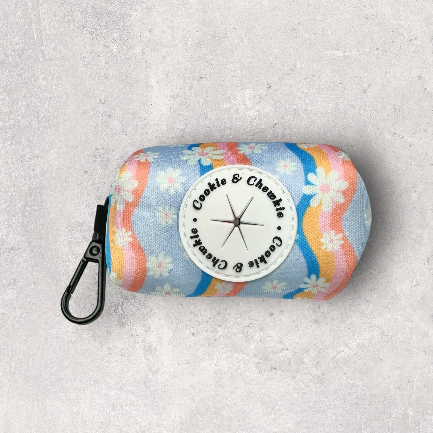 Poop Bag Holder – ‘Groovy Blooms'
