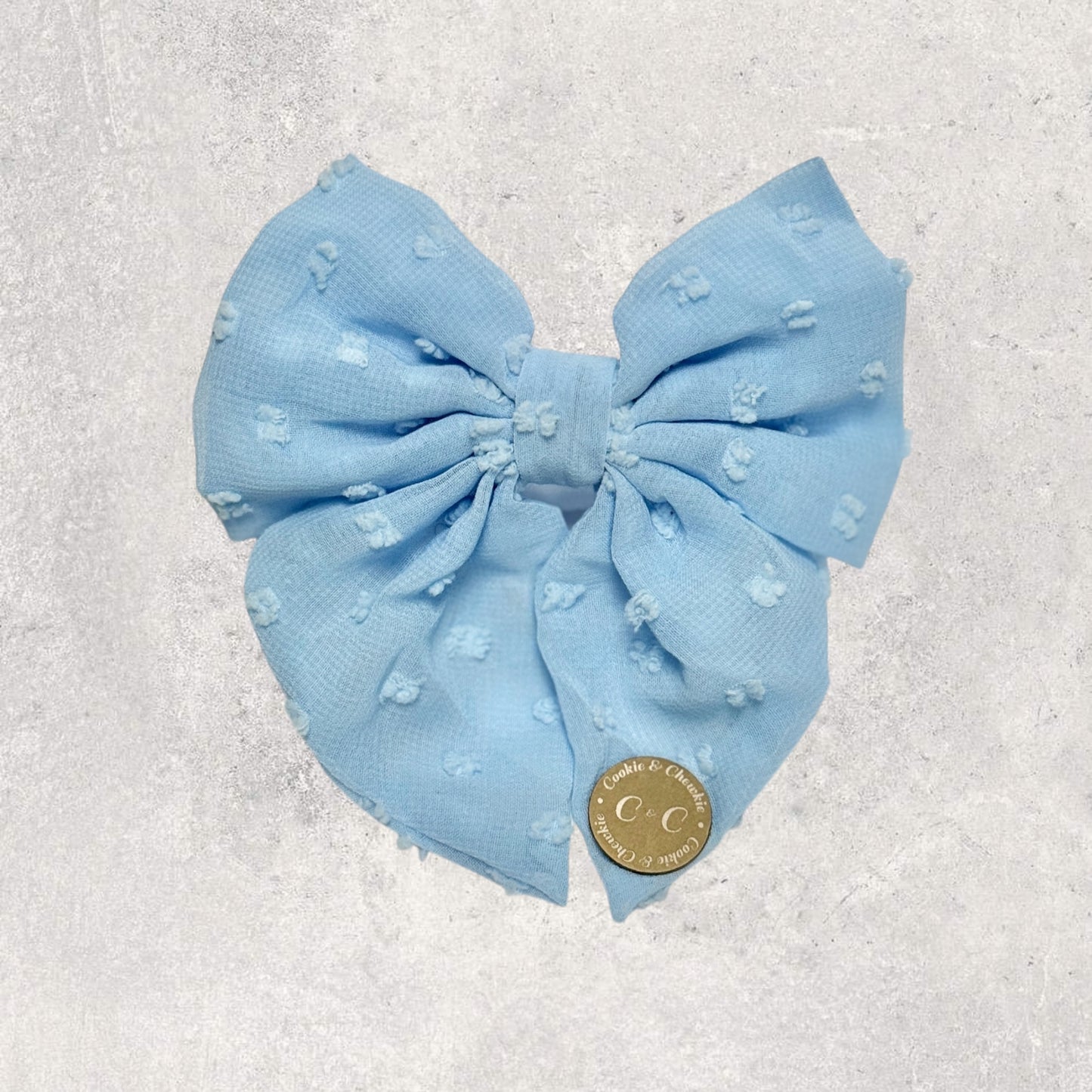 DAINTIES Sailor Bow - 'Sky'