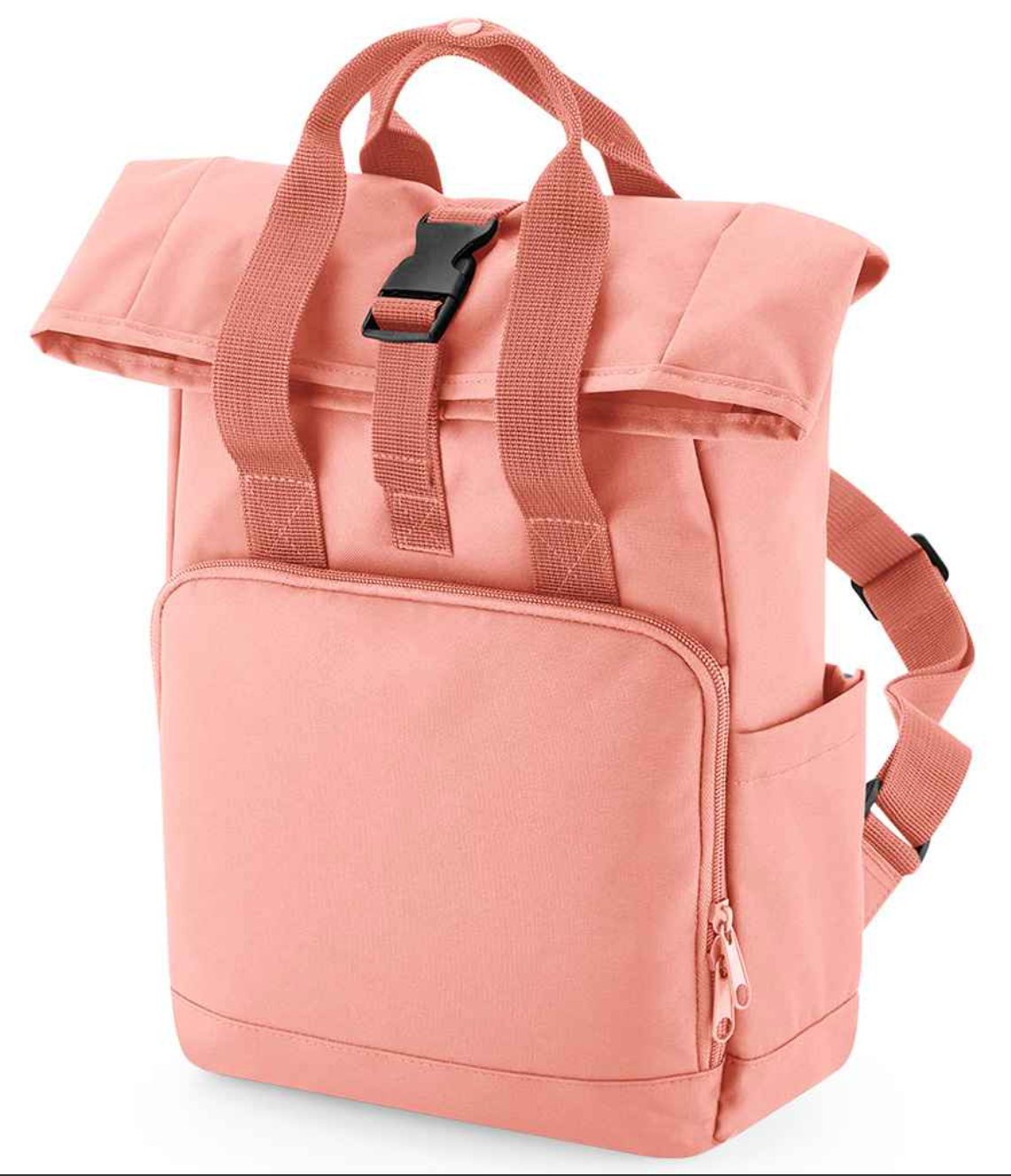 Embroidered Breed Outline Roll-top Backpack