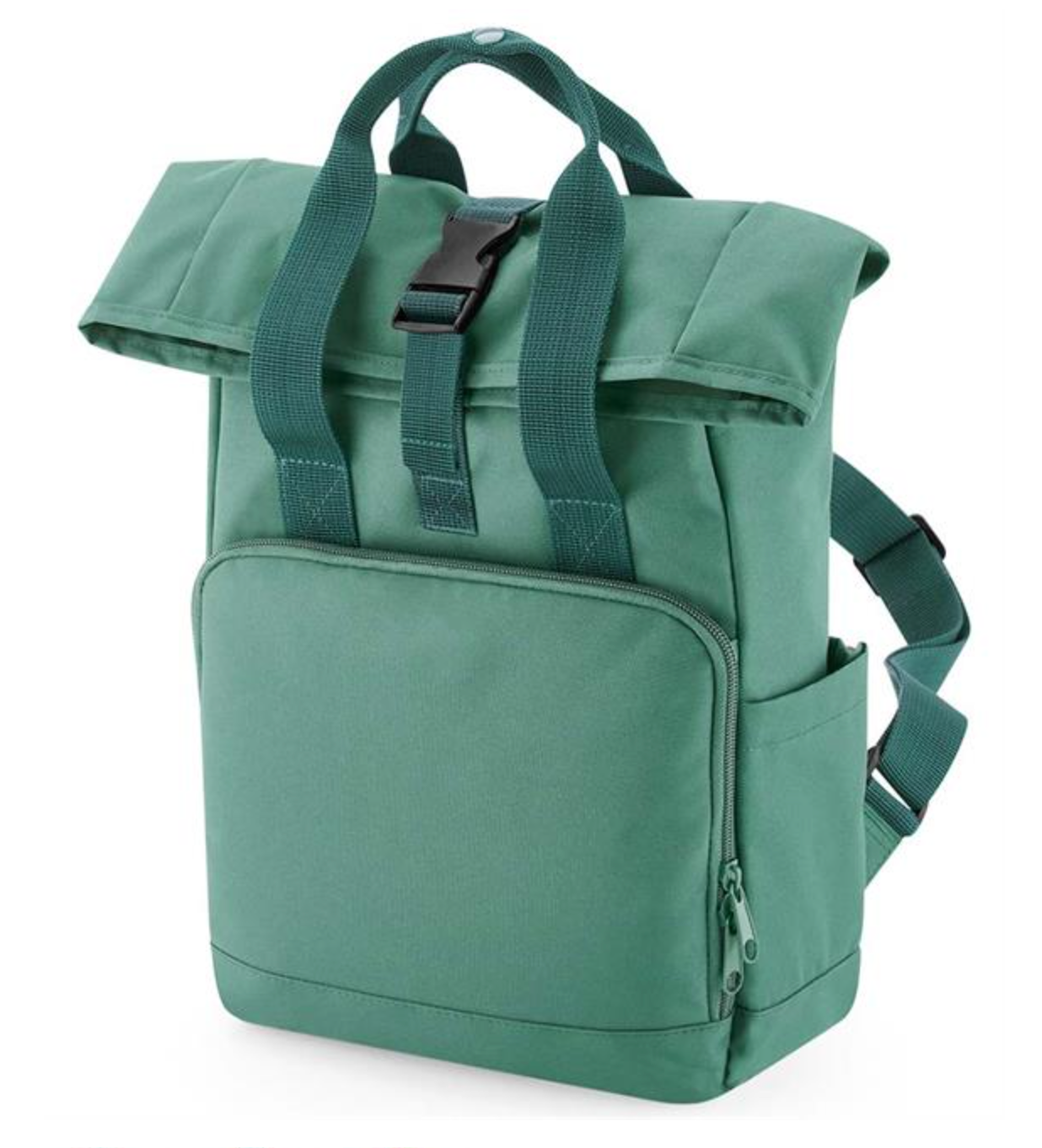 Embroidered Breed Outline Roll-top Backpack