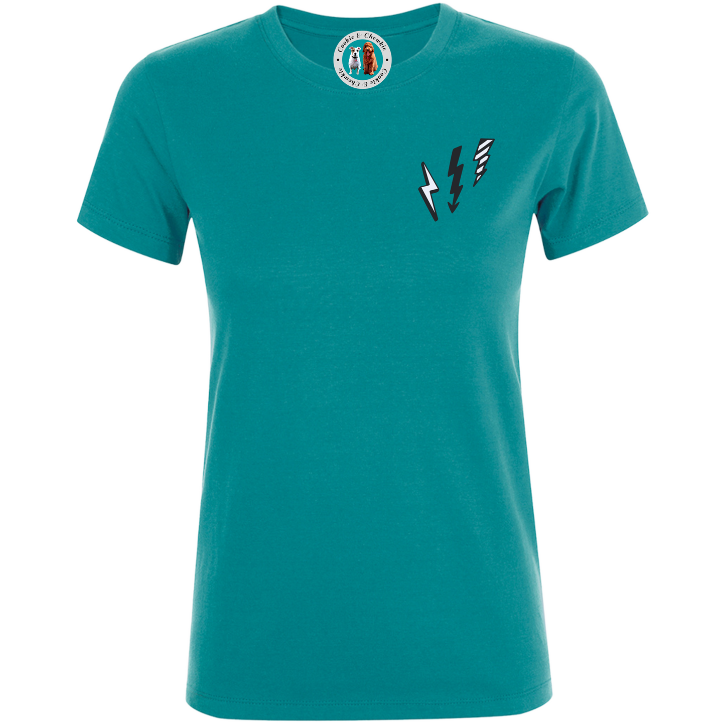 Embroidered Lady-fit T-shirt - 'The Power Within'