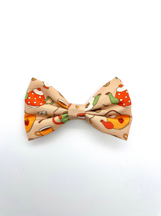 Bow Tie - 'Cup of Pawsitivitea'