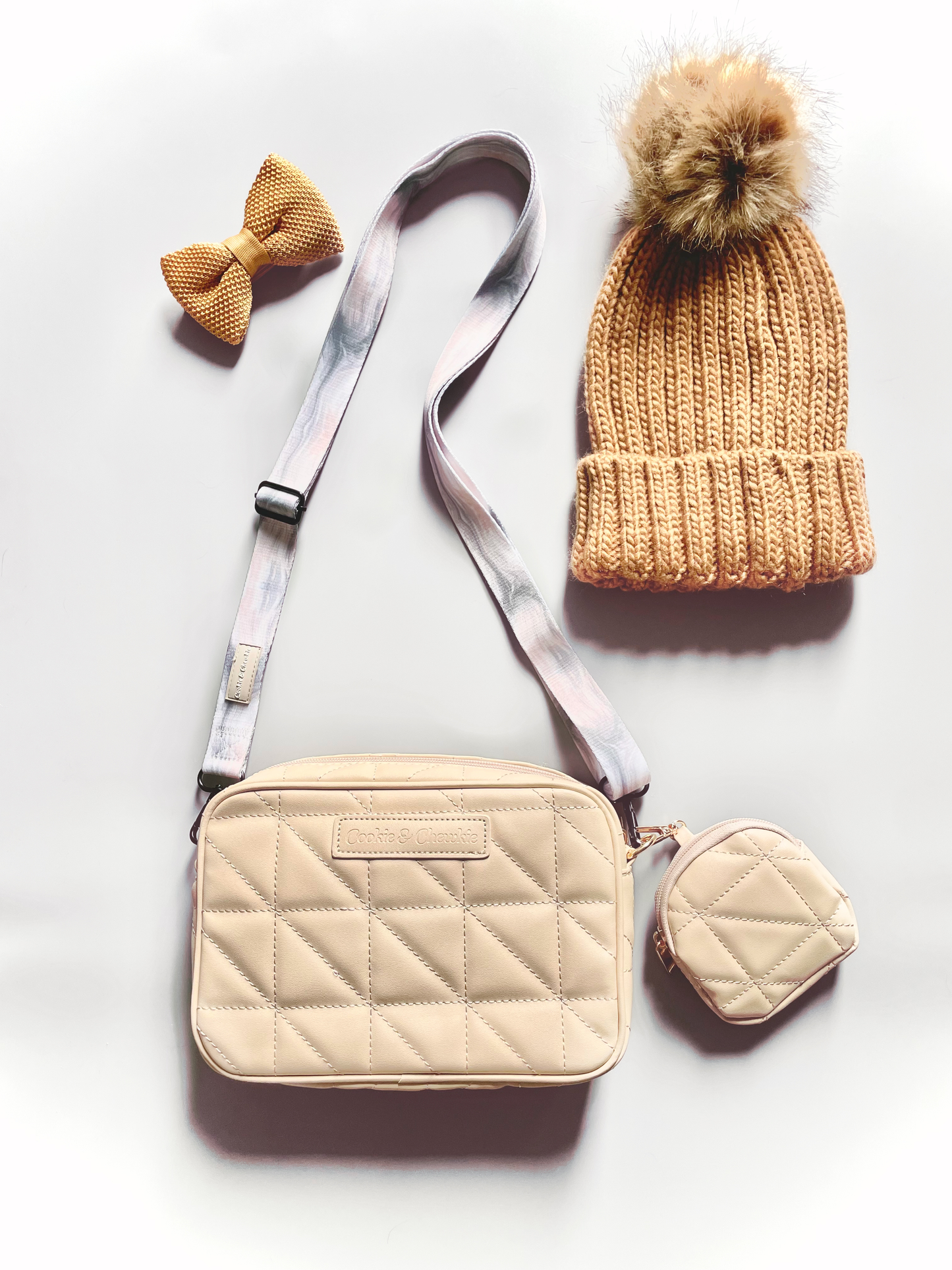 "Fancy" Shoulder Bag - Beige