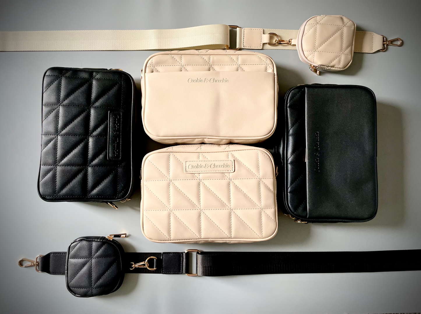 "Fancy" Shoulder Bag - Beige