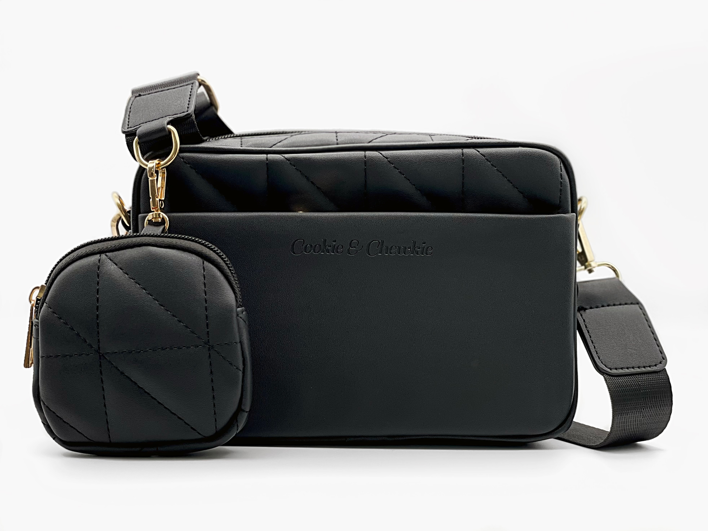 "Fancy" Shoulder Bag - Black