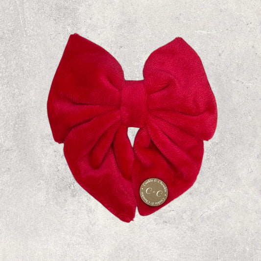 FLUFFIES Sailor Bow - 'Scarlett'