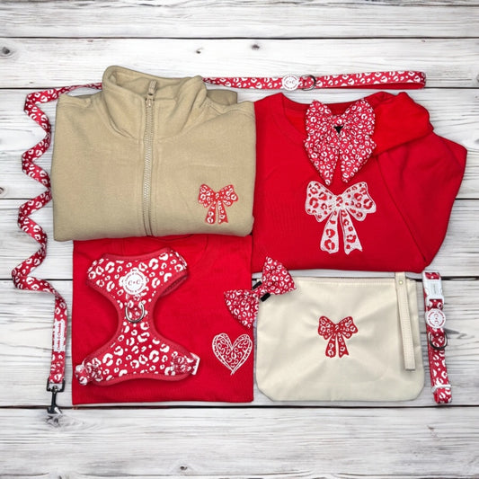 Embroidered Full Zip Fleece Jacket - 'Wildest Dreams' - Biscuit