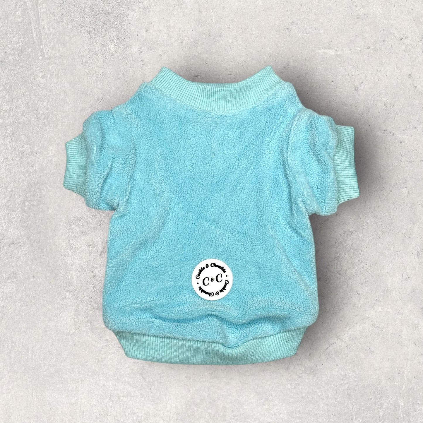 COZIES Fleece Sweatshirt - Baby Blue