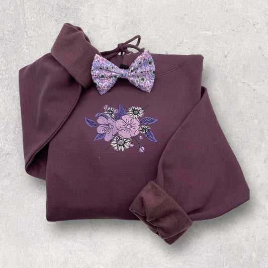 Embroidered Hoodie - 'I Can Buy Myself Flowers' -New Design