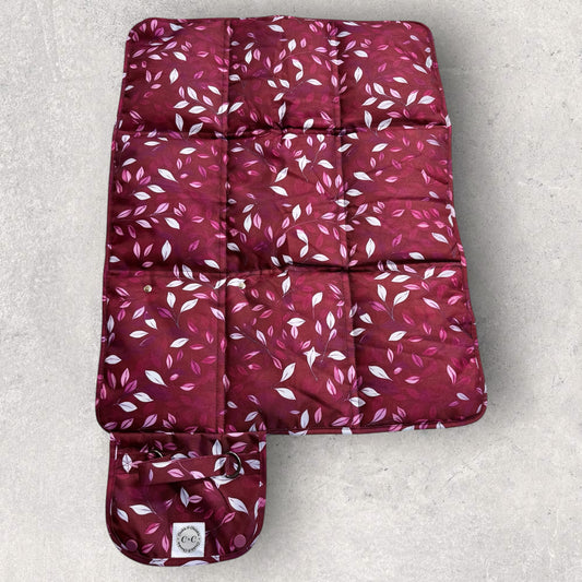 Picnic/Settle/Travel Mat Size S - 'Merlot'