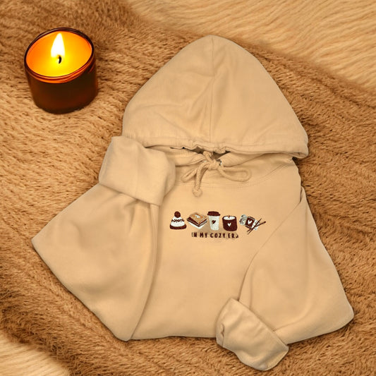 Embroidered Hoodie - 'Cozy Era'