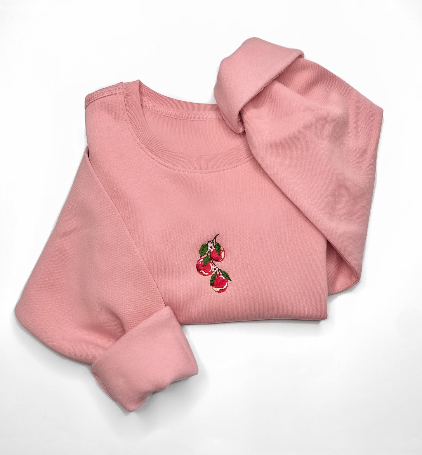 Embroidered Sweatshirt - 'Apple Pawtumn Jeans'