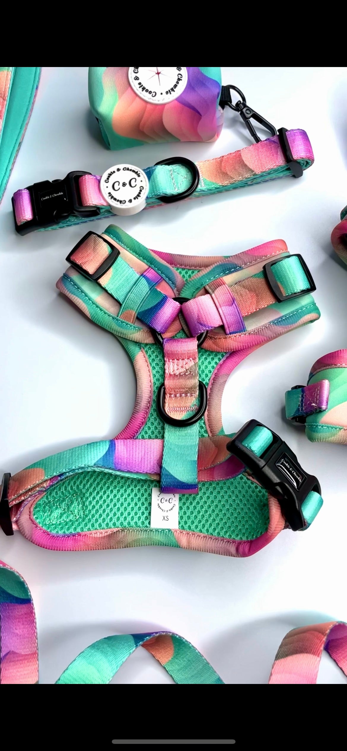 Adjustable harness - 'Colours of the Wind'
