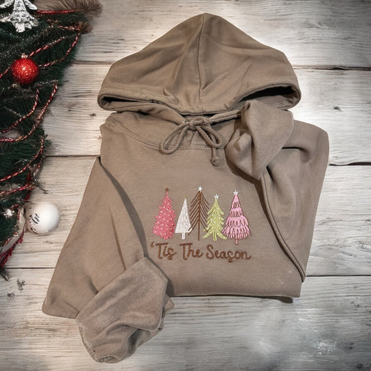 Embroidered Hoodie - 'Tis the Season'